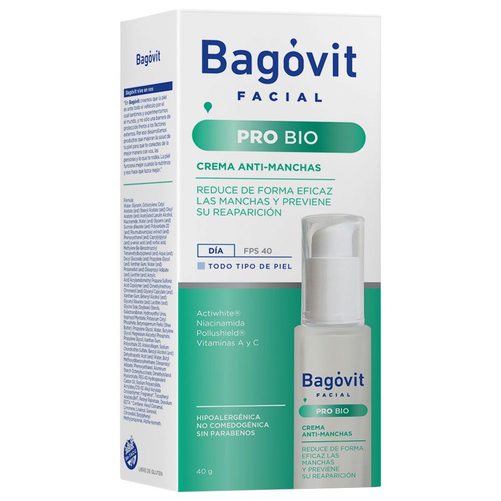 Bagóvit facial pro bio crema antimanchas