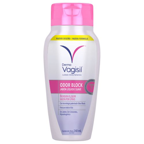 Dermo Vagisil Jabón Líquido Suave íntimo Odor Block