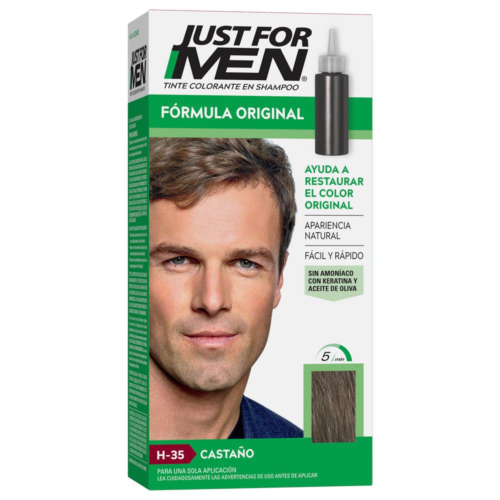 Just For Men Tintura En Shampoo Fórmula Original
