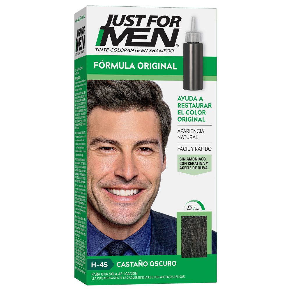 Just For Men Tintura En Shampoo Fórmula Original