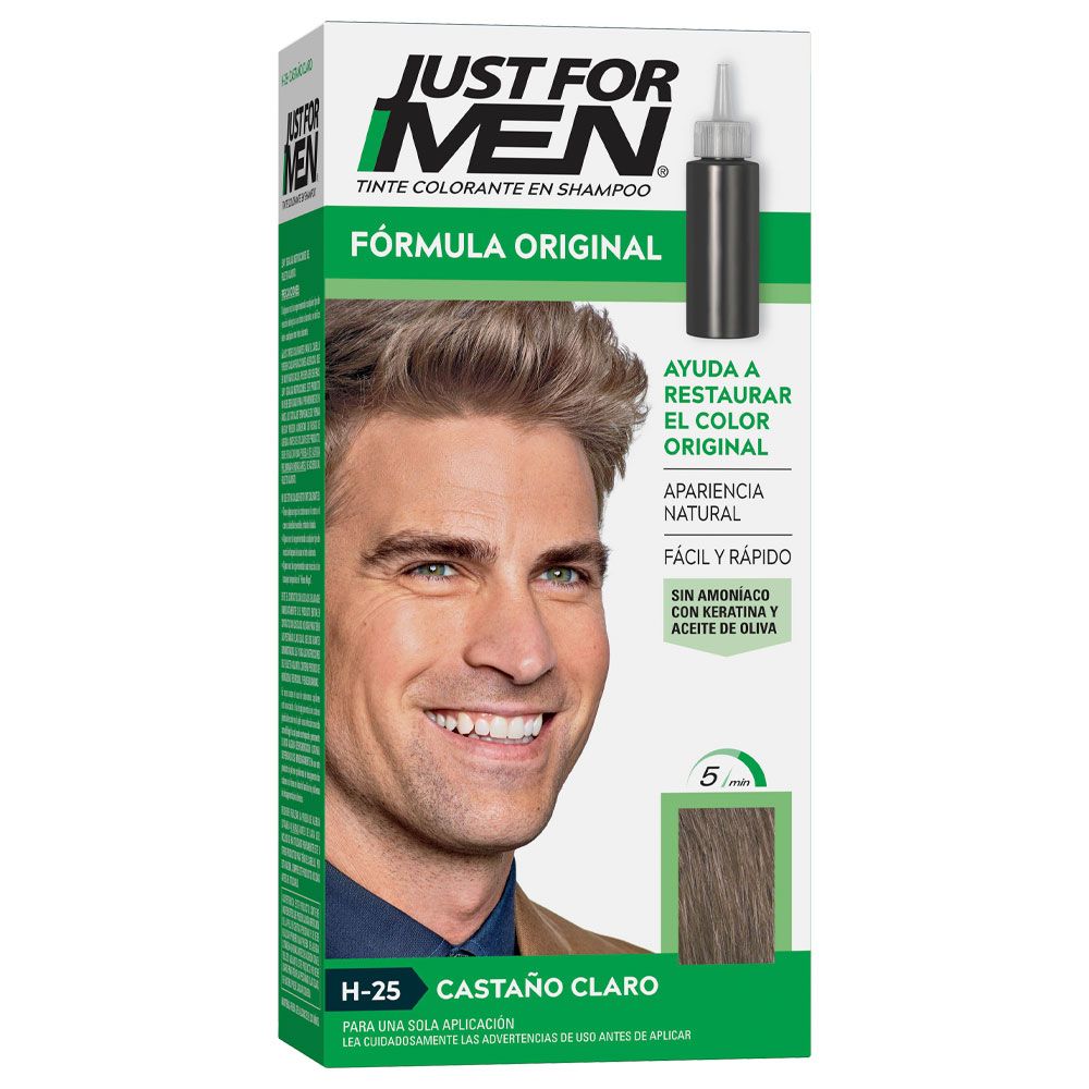 Just For Men Tintura En Shampoo Fórmula Original