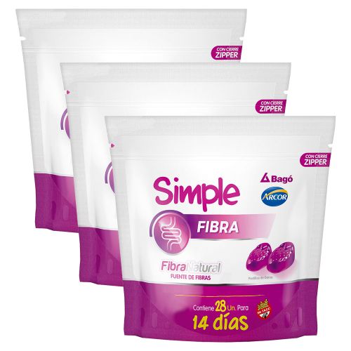 Pack Simple Fibra En Bolsas