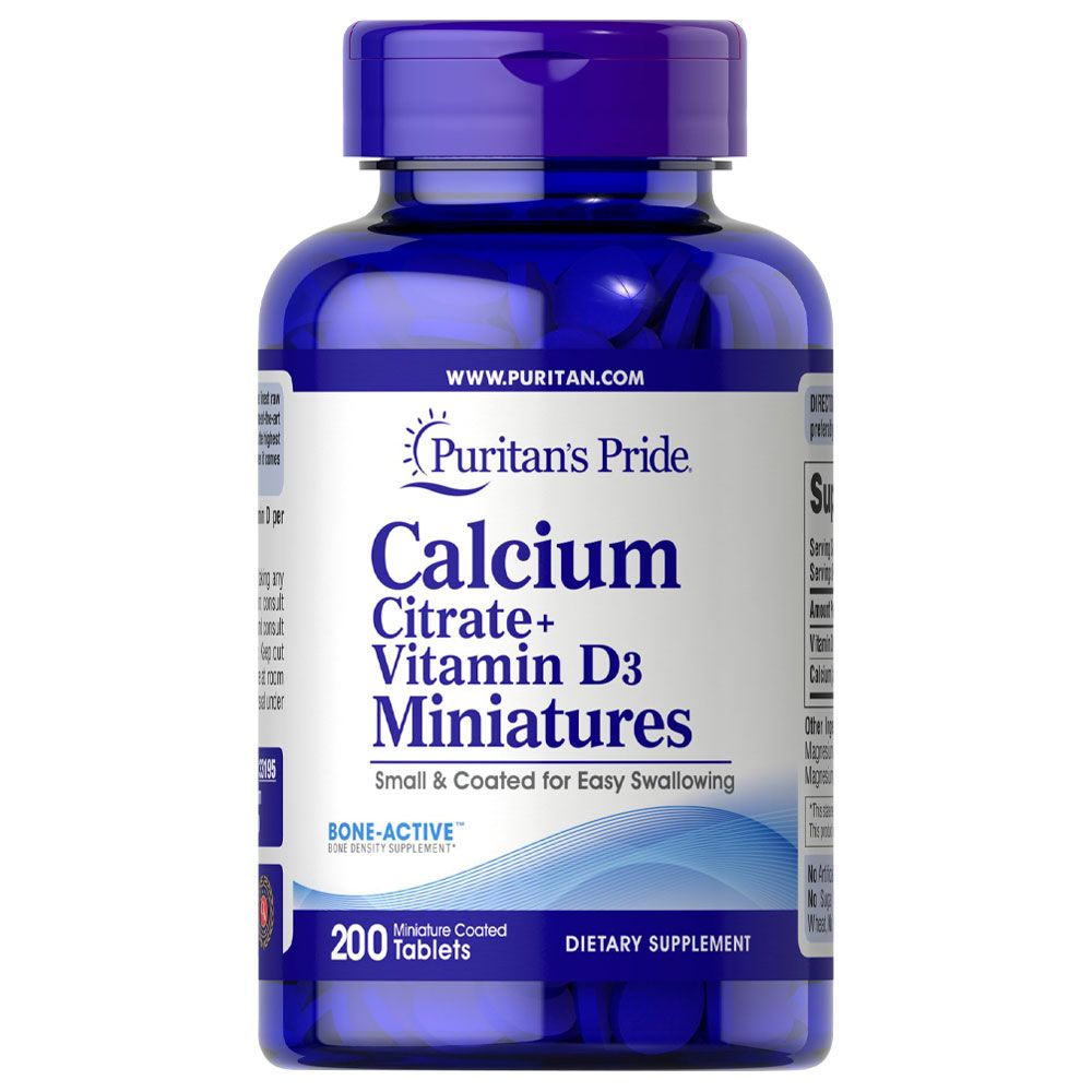 Calcium citrate with vitamin d3 отзывы. Puritans Pride.