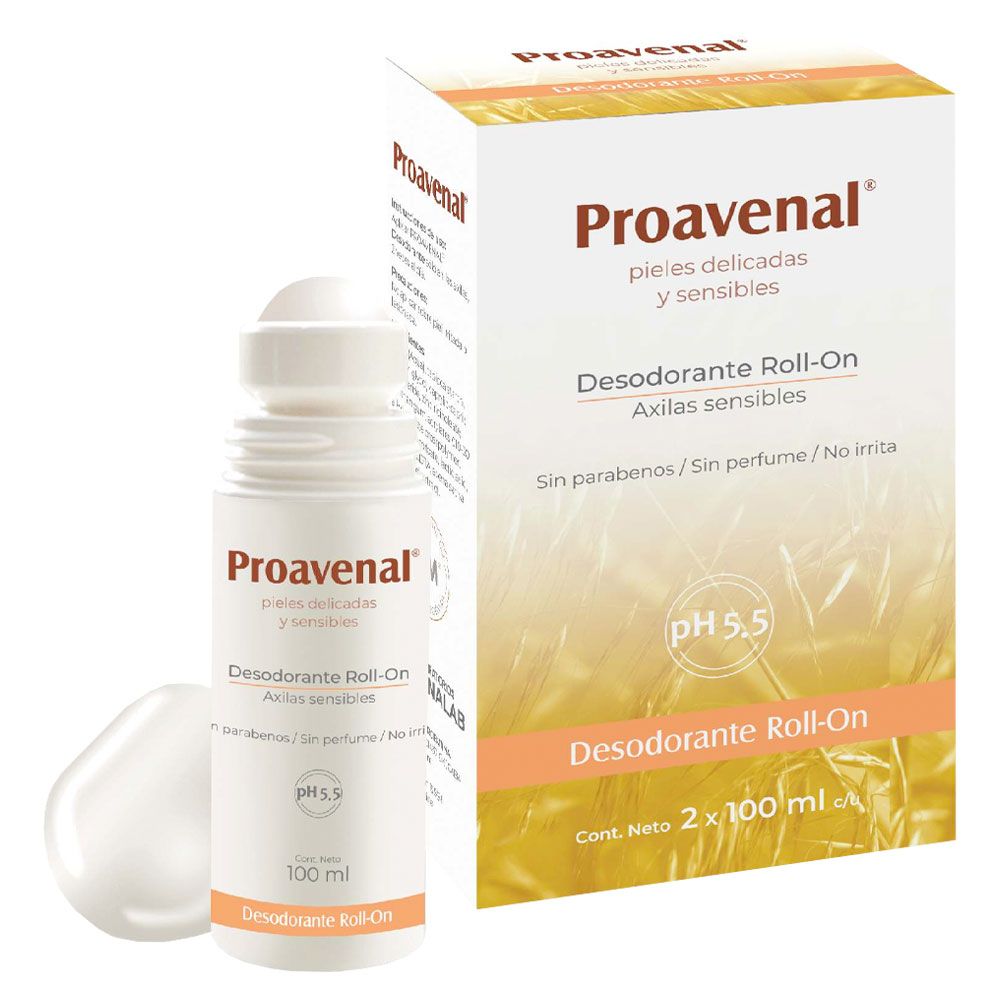 Proavenal desodorante roll on 2 unidades