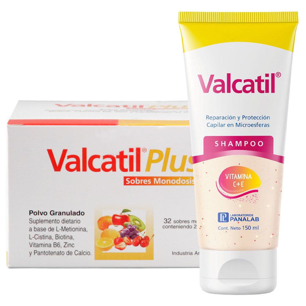 Valcatil Plus 32 Sobres + Valcatil Shampoo 150ml