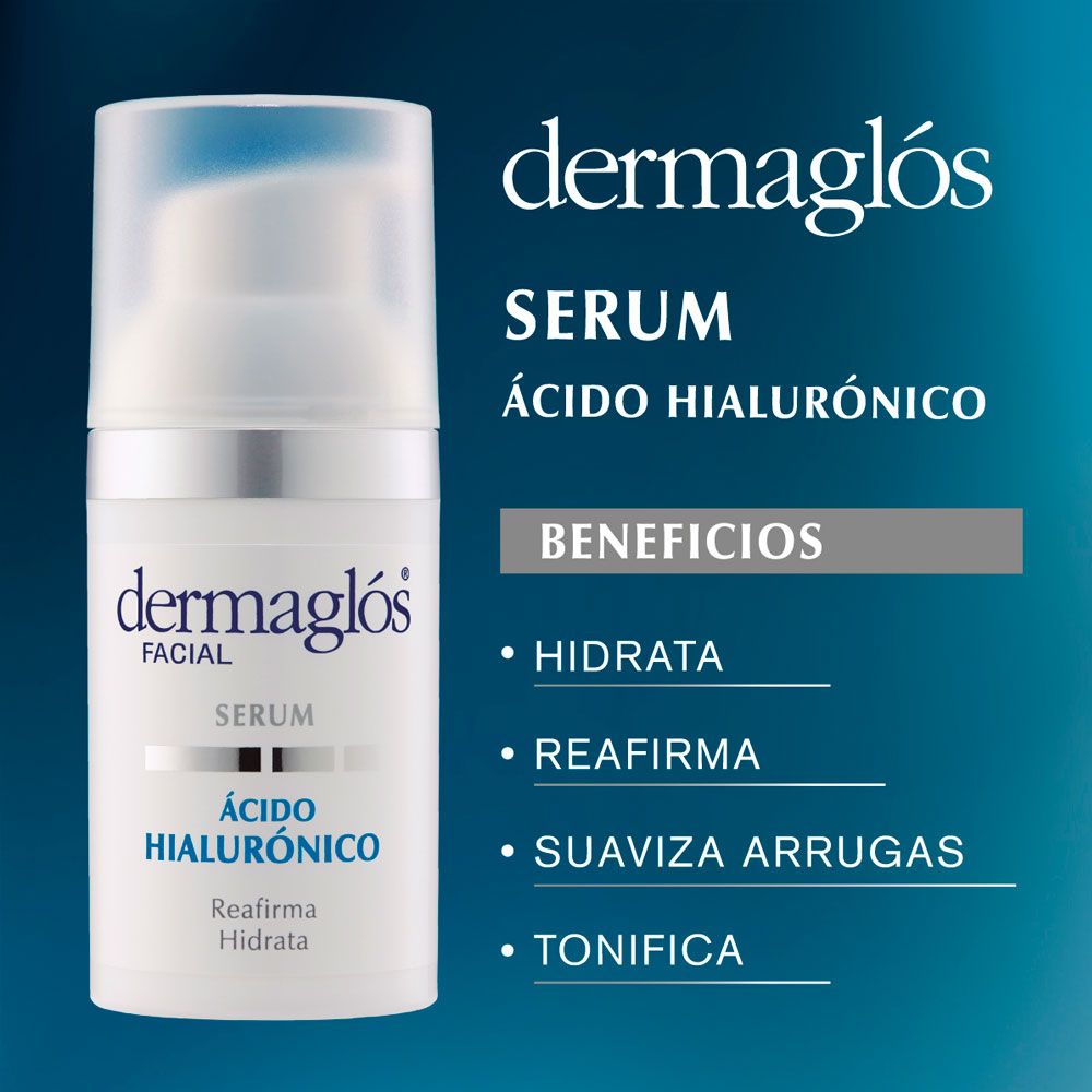 Dermaglós facial sérum ácido hialurónico