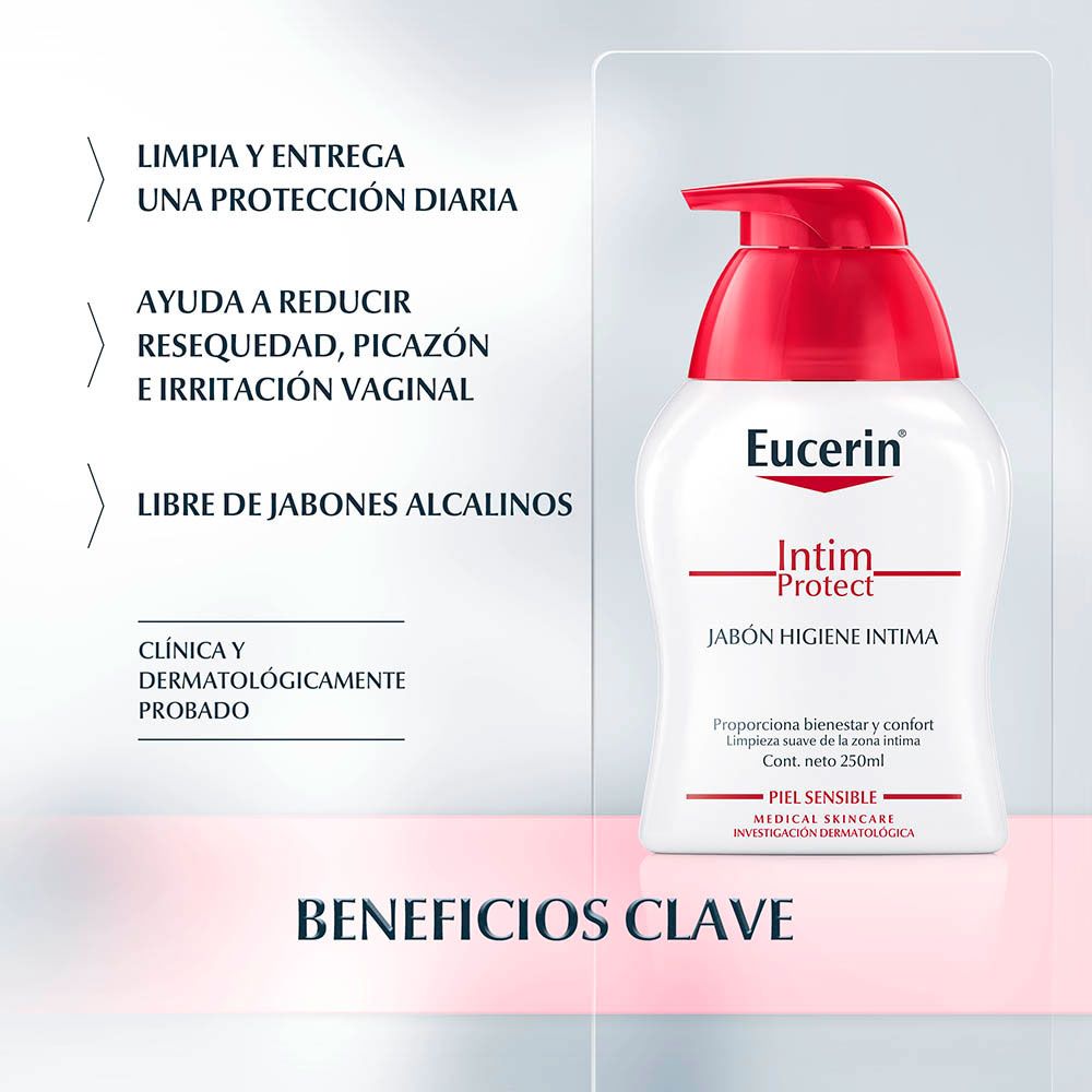 Eucerin higiene í­ntima jabón de limpieza suave