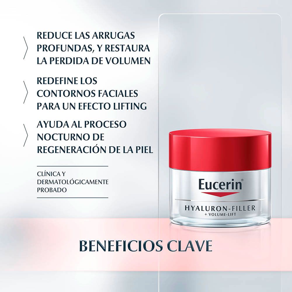 Eucerin hyaluron filler volume lift facial noche