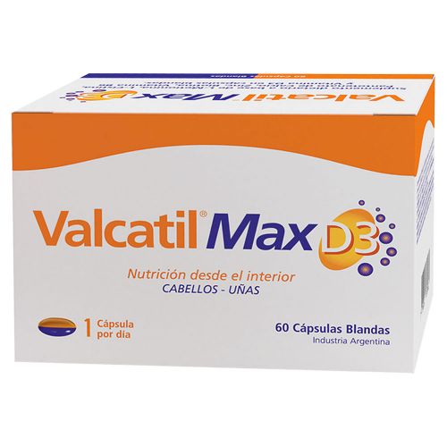 Valcatil Max D3 X 60 Cápsulas Blandas