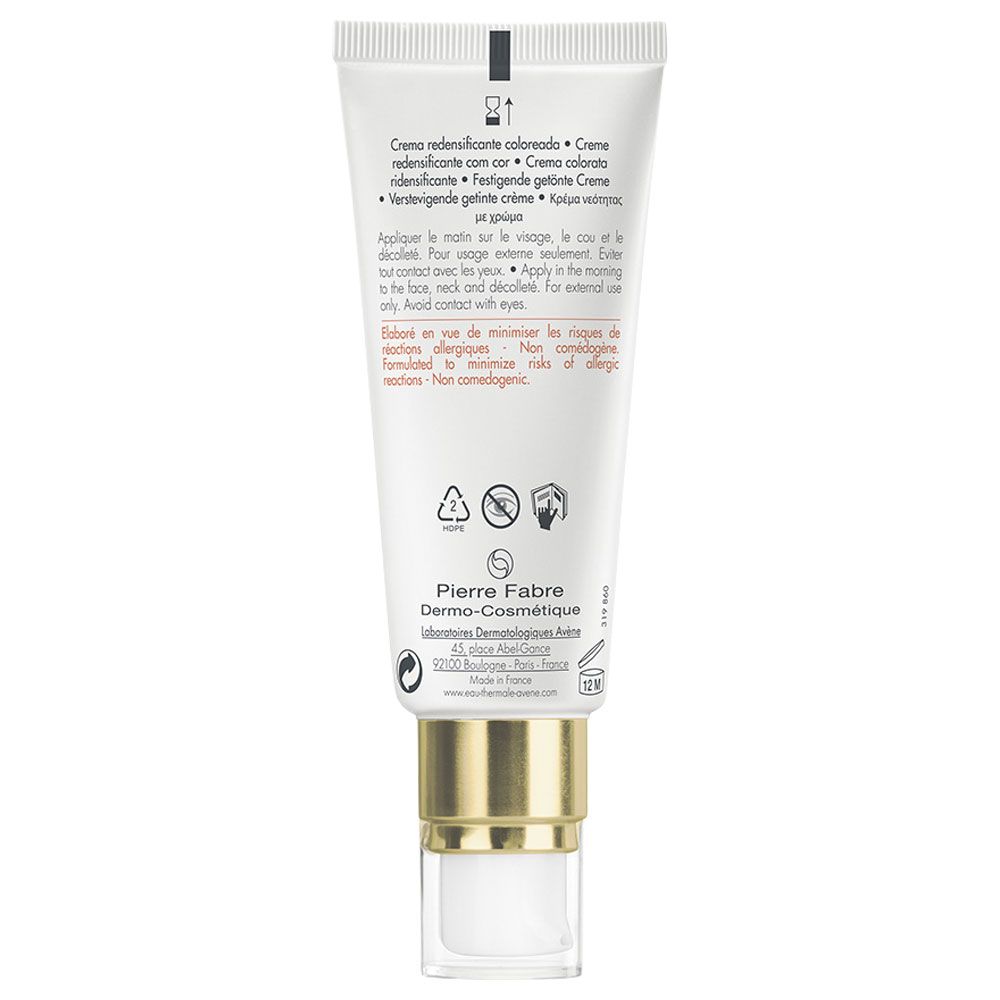 Avene dermabsolu crema redensificante con color