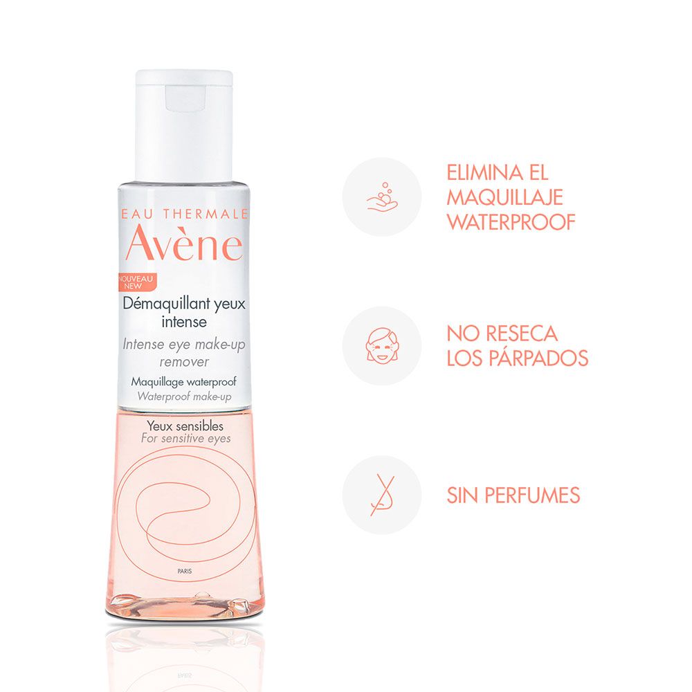 Avene desmaquillante intenso de ojos sensibles bifásico