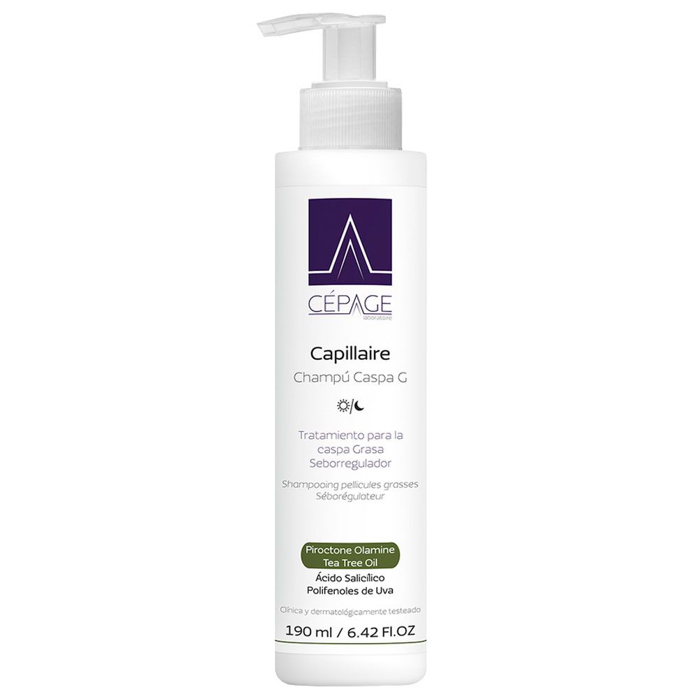 Cepage capillaire shampoo caspa grasa