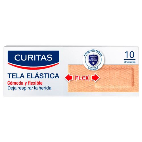 Curitas apósitos adhesivos tela elástica