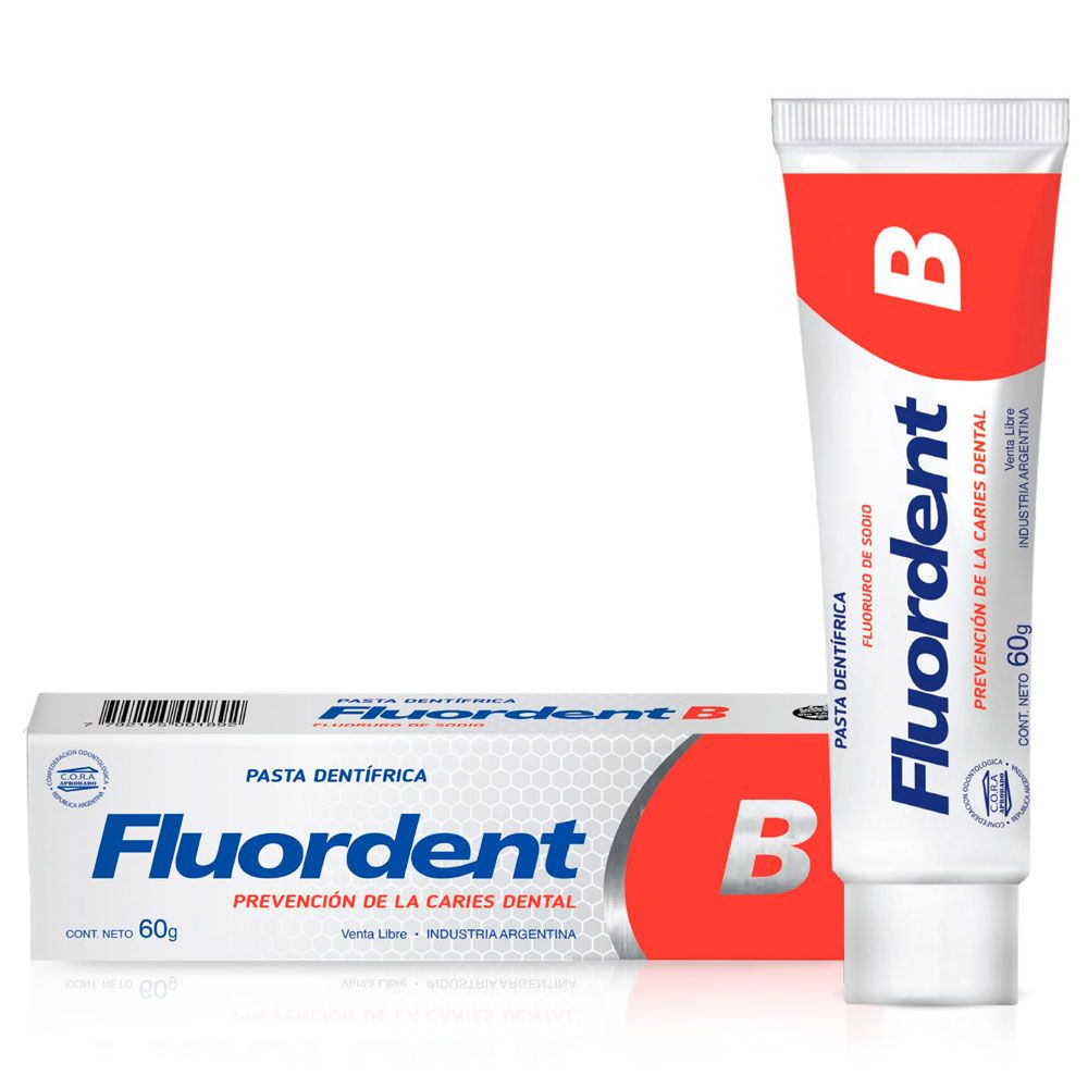 Fluordent B Pasta Dentí­frica Prevención De Caries Dental