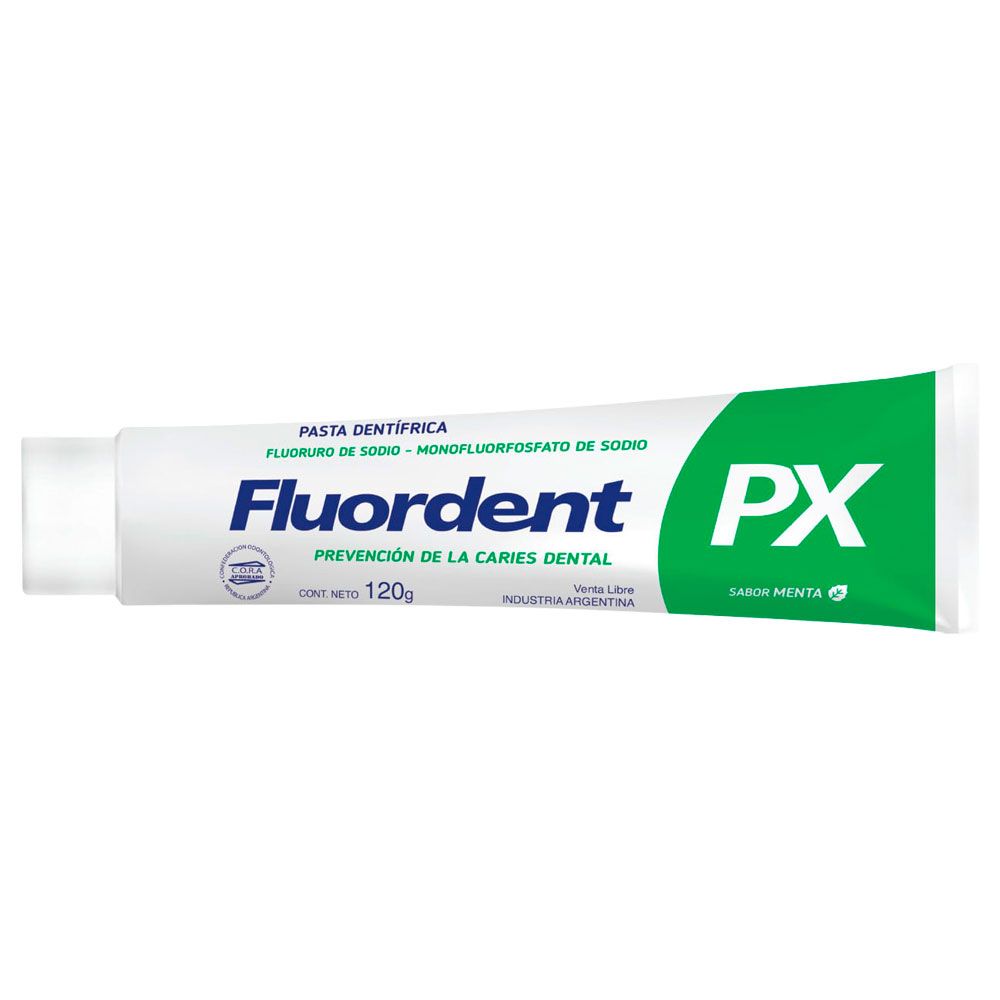 Fluordent px pasta dentí­frica prevención de caries dental