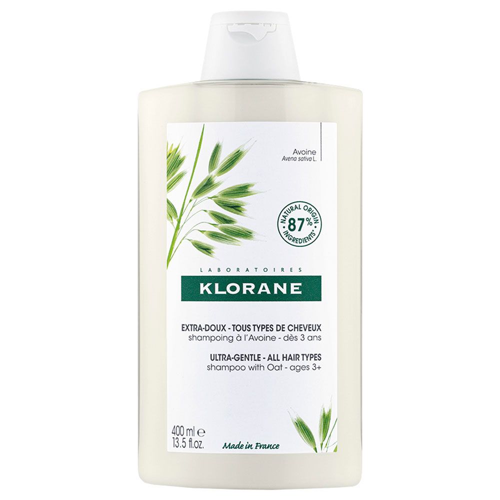 Klorane avena shampoo cabello delicado uso frecuente