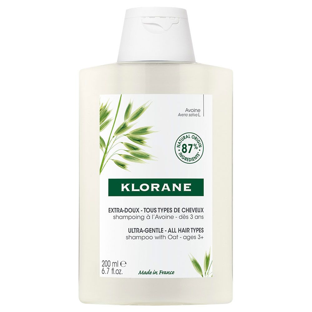 Klorane avena shampoo cabello delicado uso frecuente