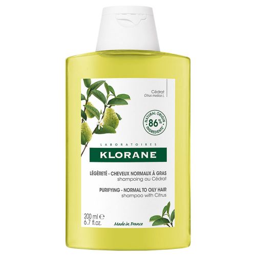 Klorane Cidra Shampoo Uso Frecuente Cabello Tendencia Oleosa