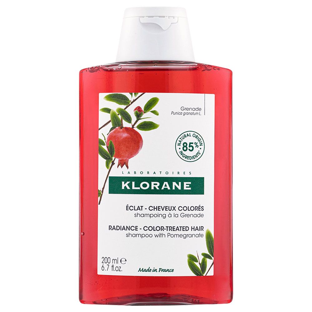 Klorane granada shampoo para cabello teñido