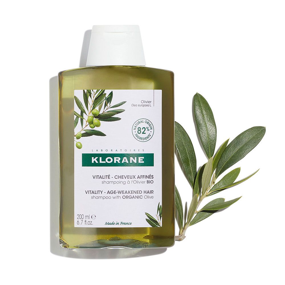 Klorane olivo shampoo antiage para cabellos debilitados
