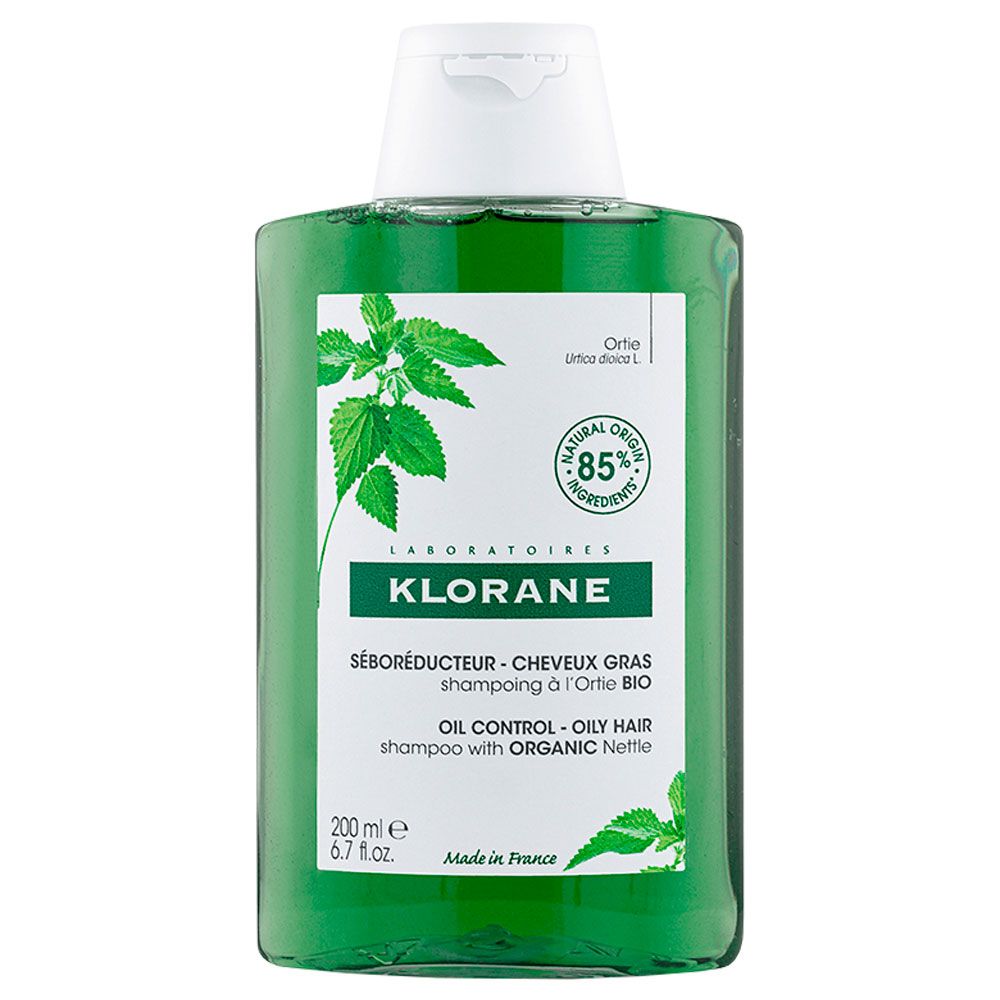 Klorane ortiga shampoo para cabello graso
