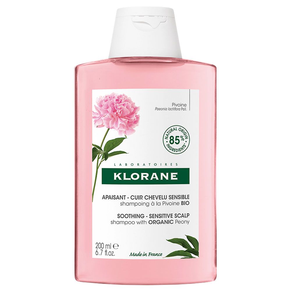 Klorane peoní­a shampoo para cuero cabelludo irritado