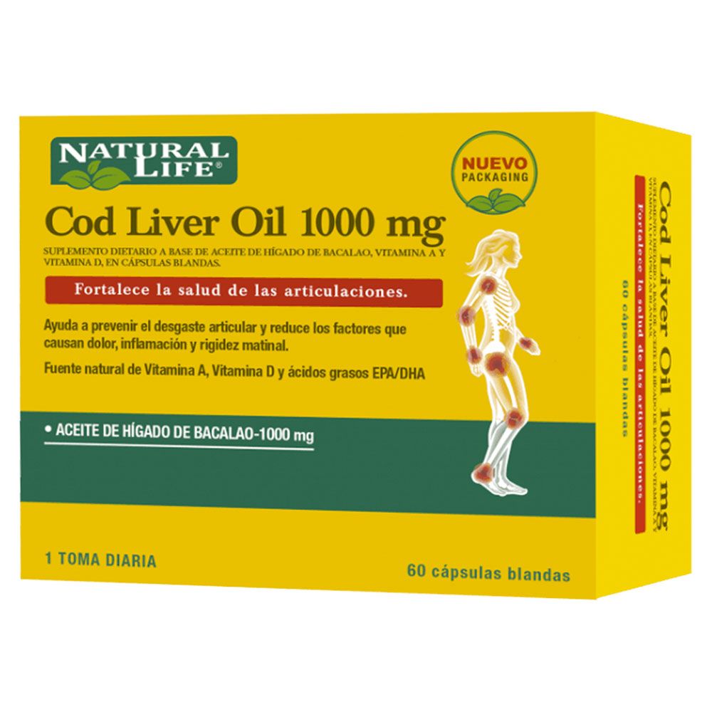 Natural Life Cod Liver Oil 1000mg