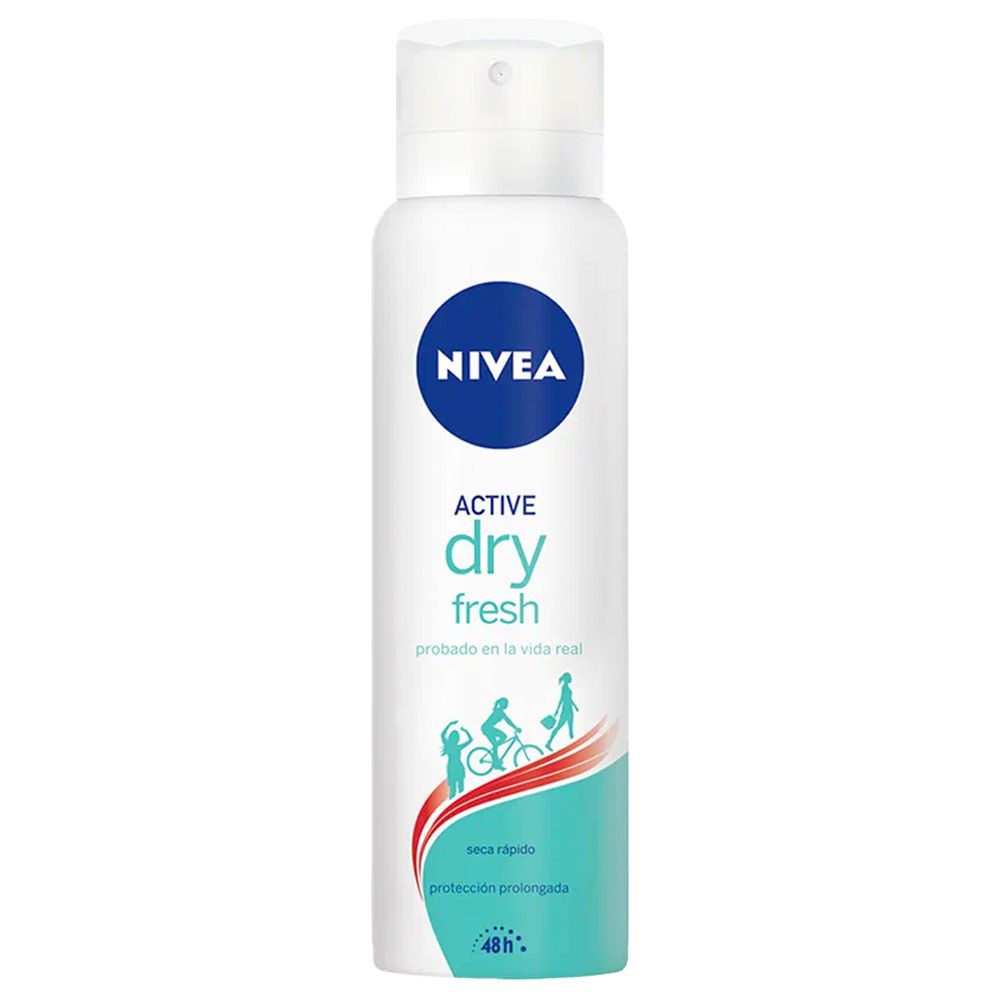 Nivea desodorante antitranspirante active dry fresh