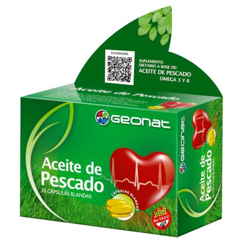 Geonat Aceite De Pescado Omega 3 Cápsulas Blandas