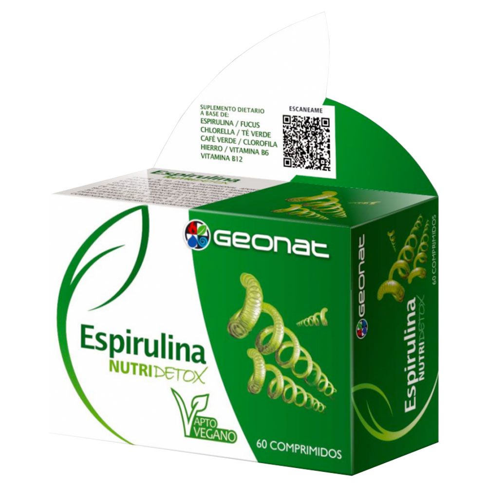 Nutrifarma Spirulina Plus X 60 Cápsulas - Farmacia Leloir - Tu farmacia  online las 24hs