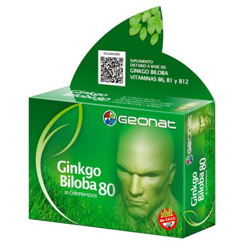 Geonat Ginkgo Biloba 80 X 30 Comprimidos Recubiertos