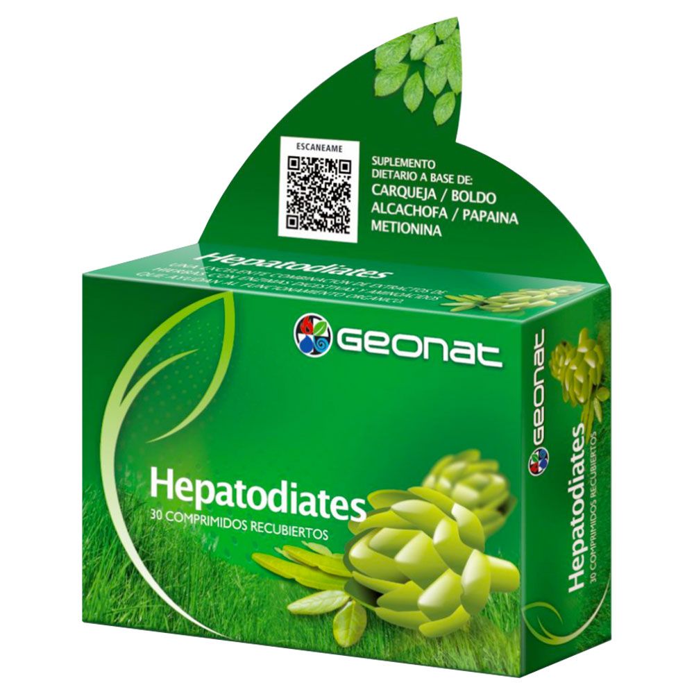 Geonat Hepatodiates X 30 Comprimidos Recubiertos