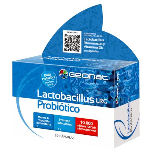 Geonat Lactobacillus Lrg Probiótico X 30 Cápsulas