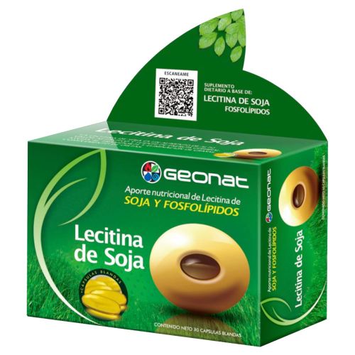 Geonat Lecitina De Soja Cápsulas Blandas