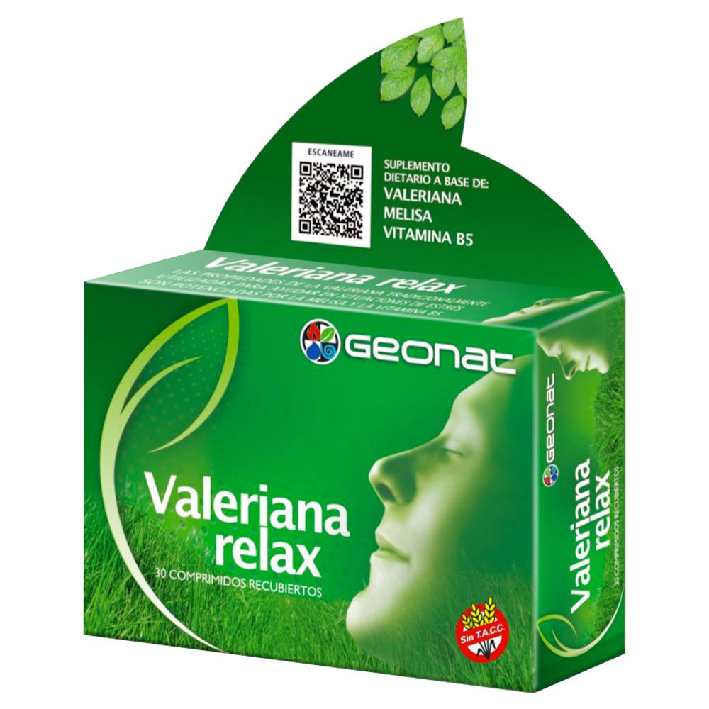 Geonat valeriana relax x 30 comprimidos recubiertos