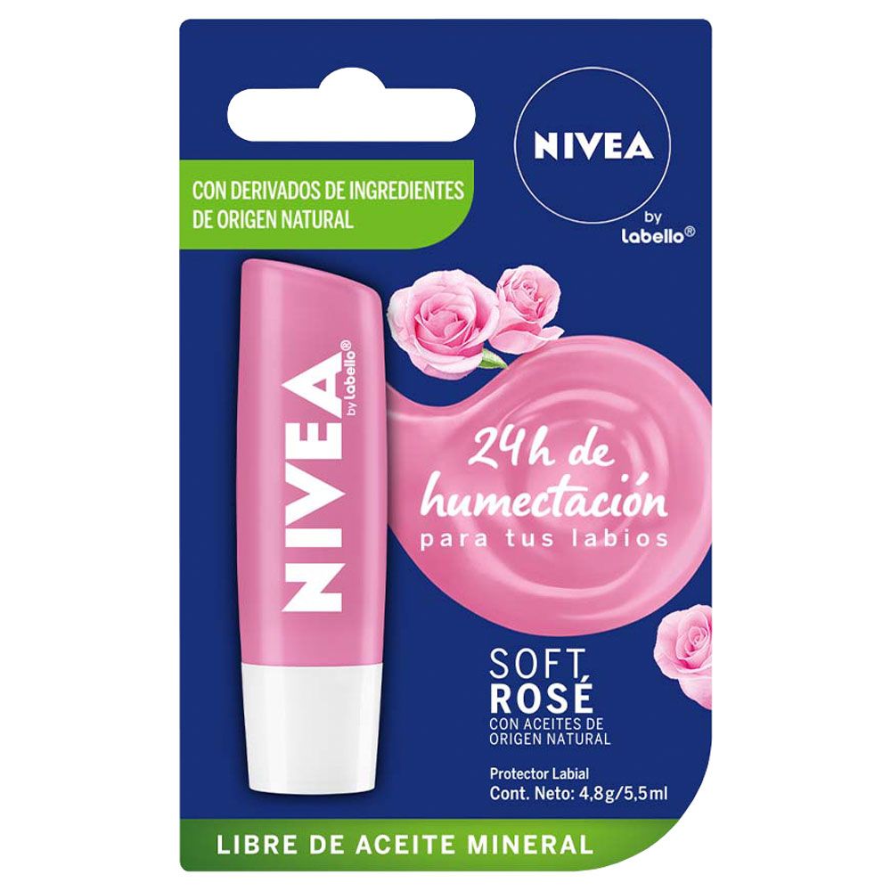 Nivea labello protector labial soft rosé