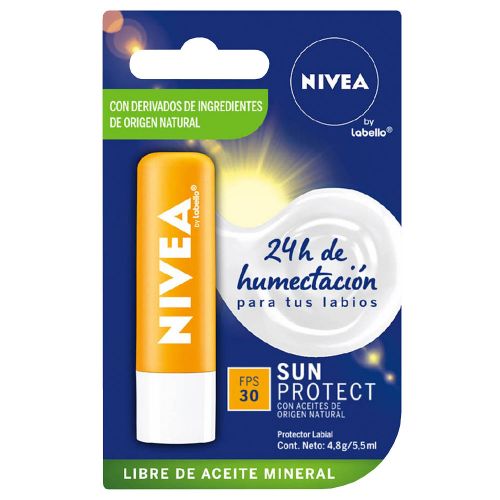 Nivea Sun Protect Protector Solar Labial Fps 30