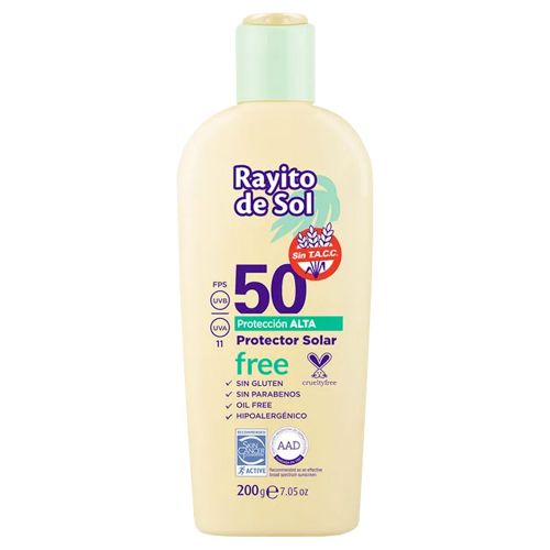 Rayito De Sol Protector Solar Fps50 Gluten Free