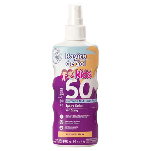 Rayito De Sol Protector Solar Fps50 Kids Spray