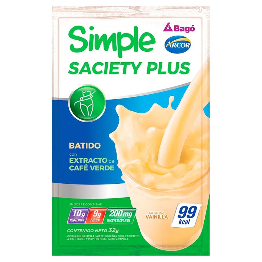 Simple saciety plus batido