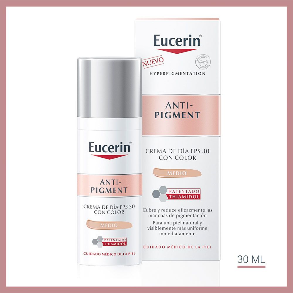 Eucerin anti-pigment crema facial color con fps 30 de dí­a