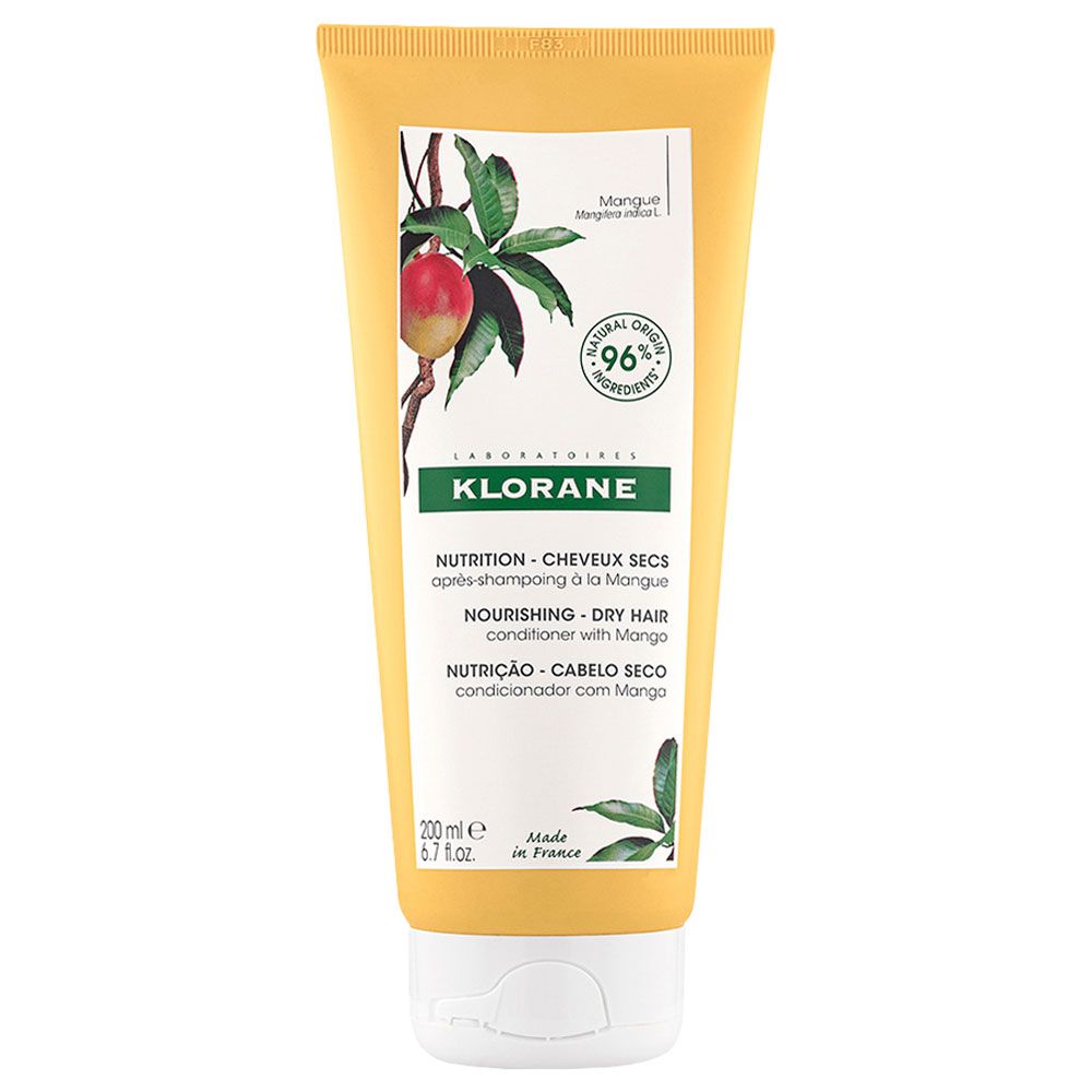Klorane mango bálsamo acondicionador para cabello seco