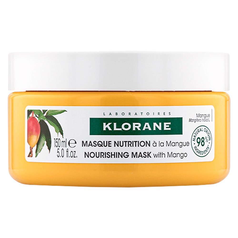 Klorane mango mascarilla reparadora para cabello seco
