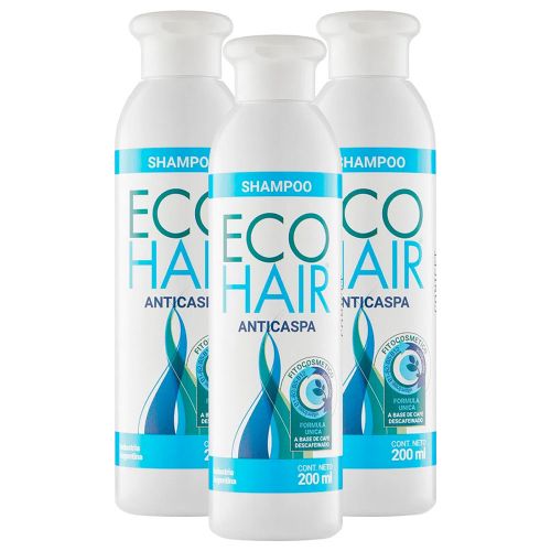 Pack 3 Ecohair Shampoo Anticaspa