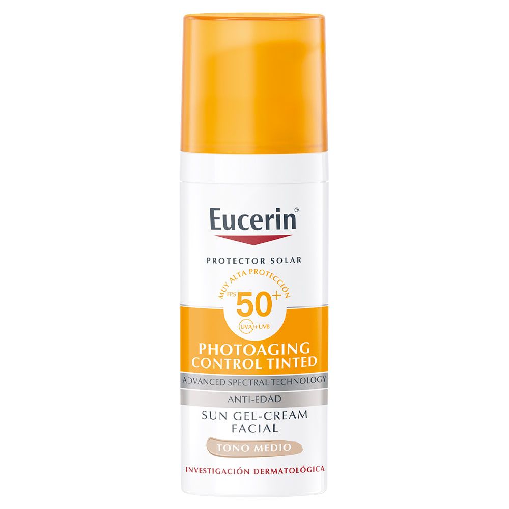 Eucerin sun fps50+ crema antiedad color