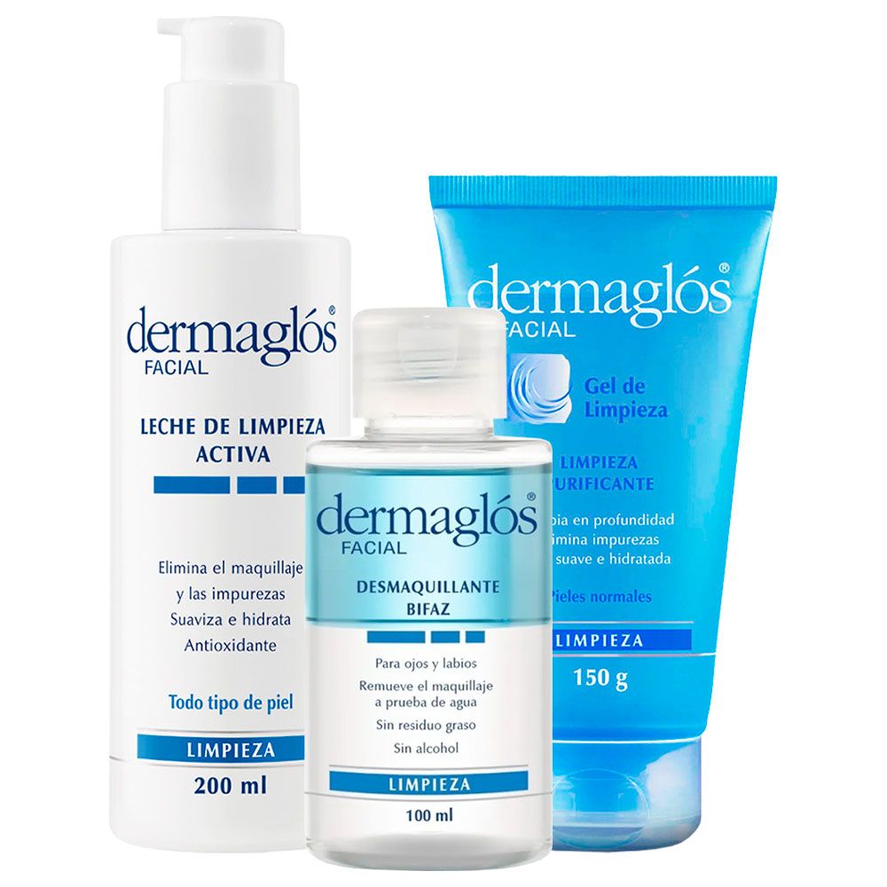 Dermaglós Combo Doble Limpieza Facial - Farmacia Leloir - Tu farmacia  online las 24hs