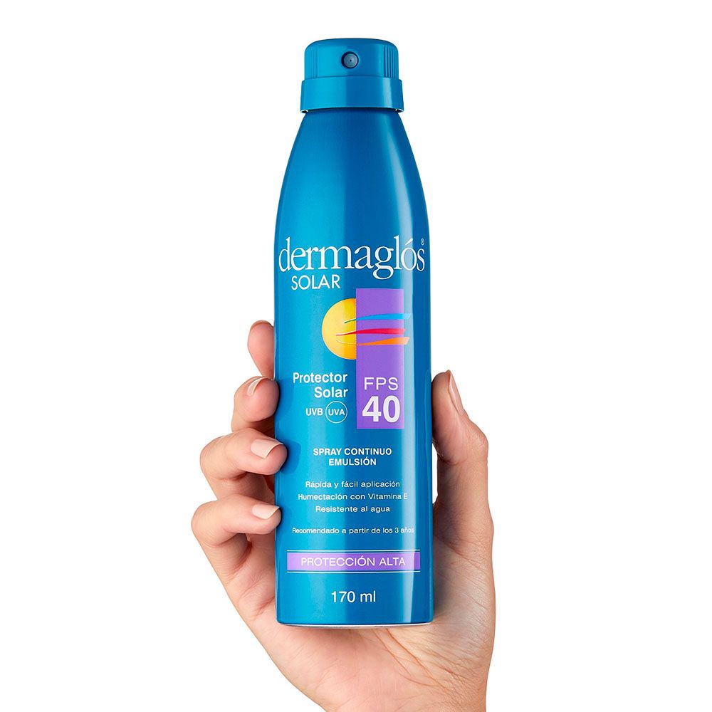 Dermaglós protector solar fps40 spray continuo