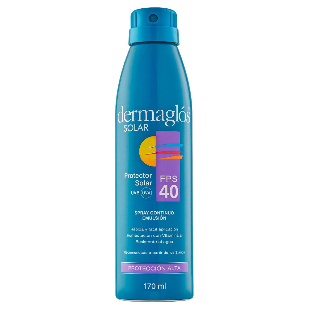 Dermaglós protector solar fps40 spray continuo
