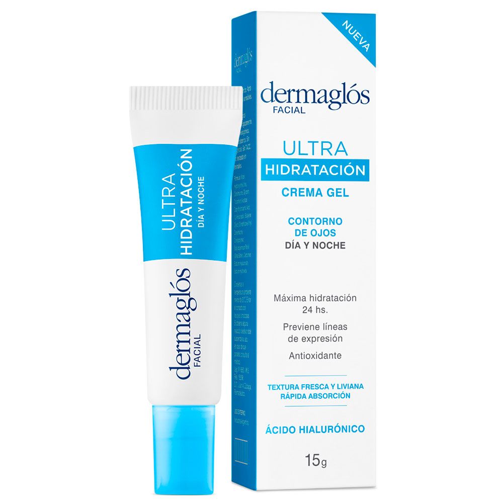 Dermaglós ultra hidratación crema gel contorno de ojos