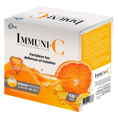 Immuni C Vitamina C + Zinc En Sobres